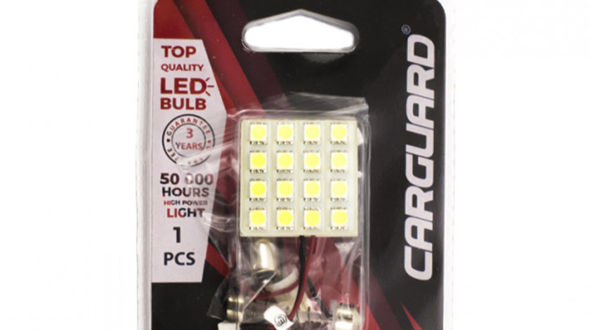 Carguard Placă Led Smd 35x35MM W5W C5W BA9S CLD314