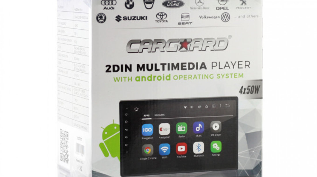 Carguard Player Auto Multimedia 2 Din Cu Touchscreen 7&quot; Android 6.0.1 CD777