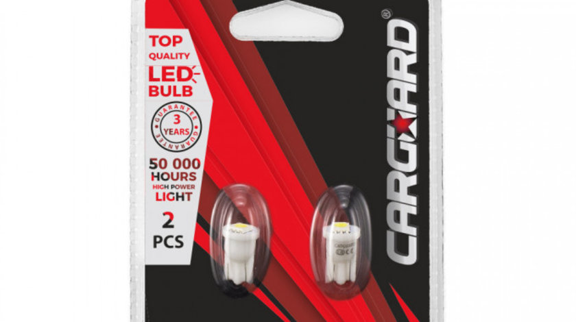 Carguard Set 2 Buc Led Pentru Iluminat Interior/Portbagaj T10 CLD003