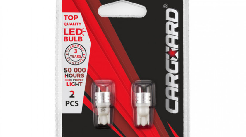 Carguard Set 2 Buc Led Pentru Iluminat Interior/Portbagaj T10 CLD008