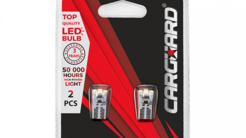 Carguard Set 2 Buc Led Pentru Iluminat Interior/Portbagaj T10 CLD010