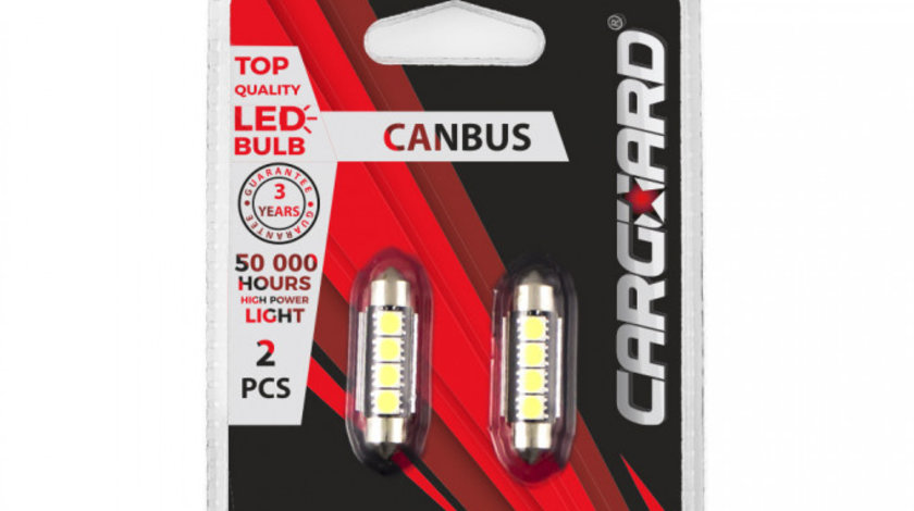 Carguard Set 2 Buc Led Sofit Plafoniera C5W CAN108