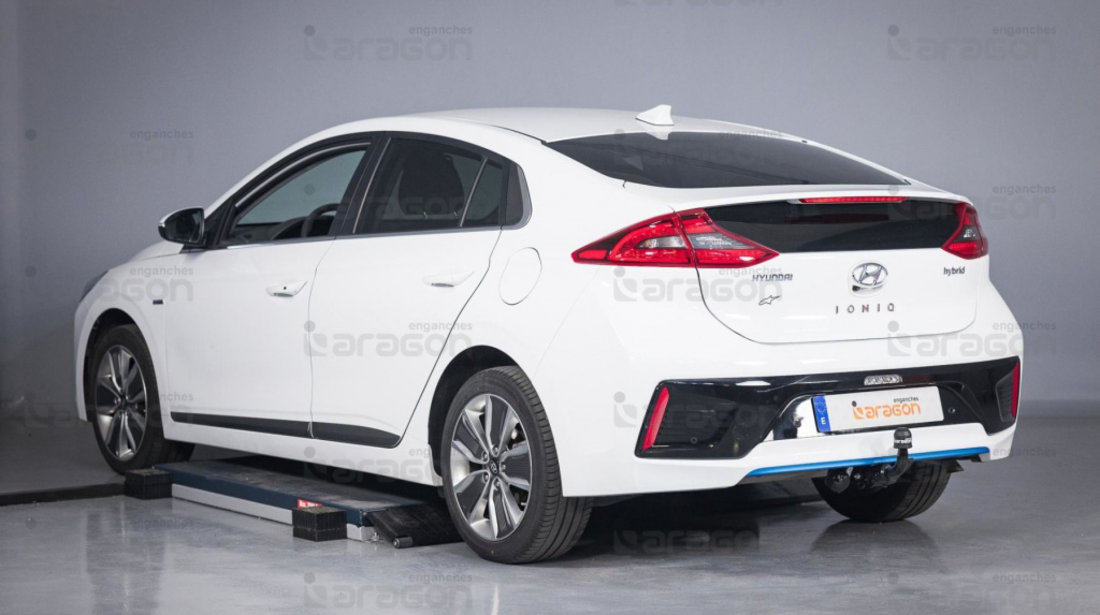 Carlig de remorcare auto Hyundai Ioniq Hybrid HEV 2017-2022 Orizontal Aragon