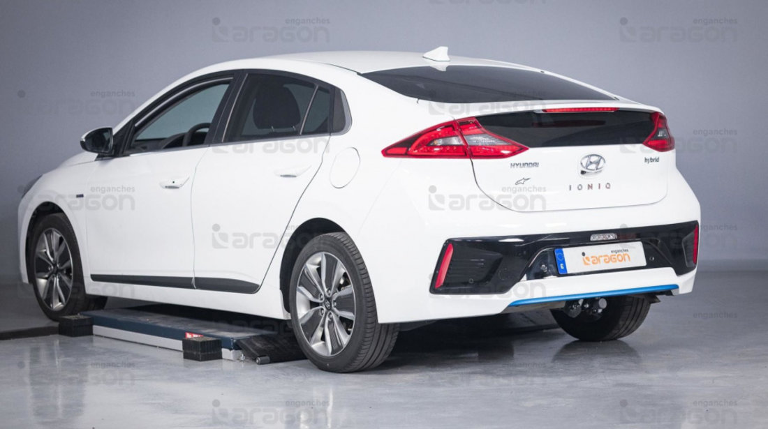 Carlig de remorcare auto Hyundai Ioniq Hybrid HEV 2017-2022 Orizontal Aragon