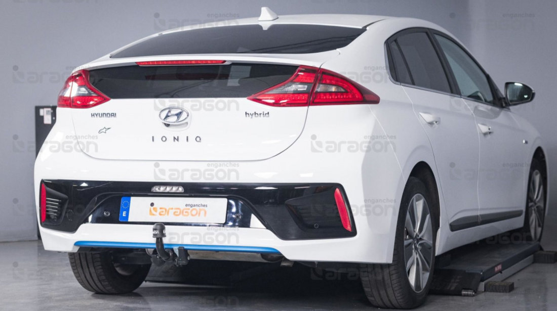 Carlig de remorcare auto Hyundai Ioniq Hybrid HEV 2017-2022 Orizontal Aragon