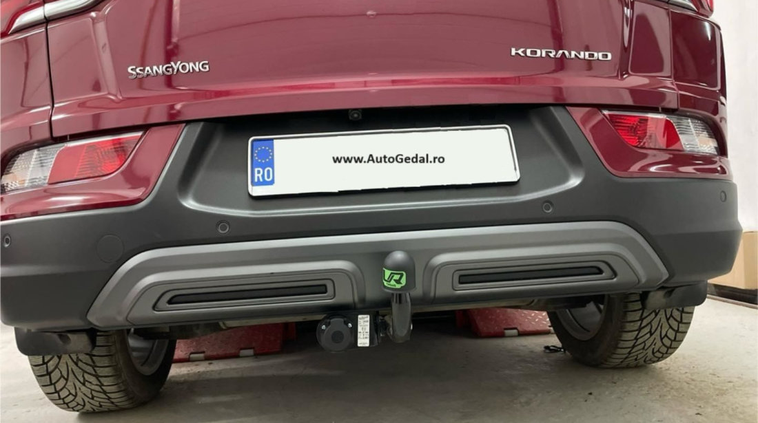 Carlig de remorcare auto Ssangyong Korando Suv 2x4 4x4 2019-prezent Umbra Rimorchi