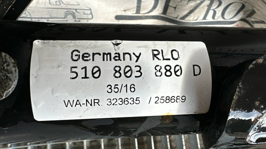 Carlig remorcare complet 510803880D VW Golf Sportsvan (AM1, AN1) 1.2 TSI 86 cai