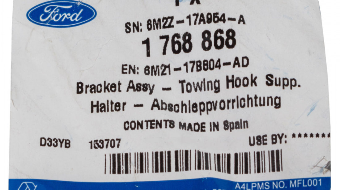 Carlig Remorcare Oe Ford Galaxy 3 2015→ 1768868