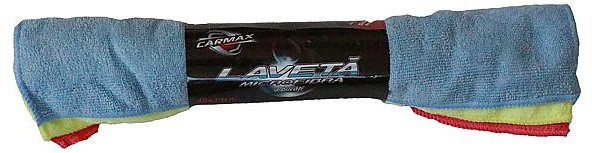 Carmax Set 3 Buc Laveta Microfibra Curatat Auto 40x30cm 20568