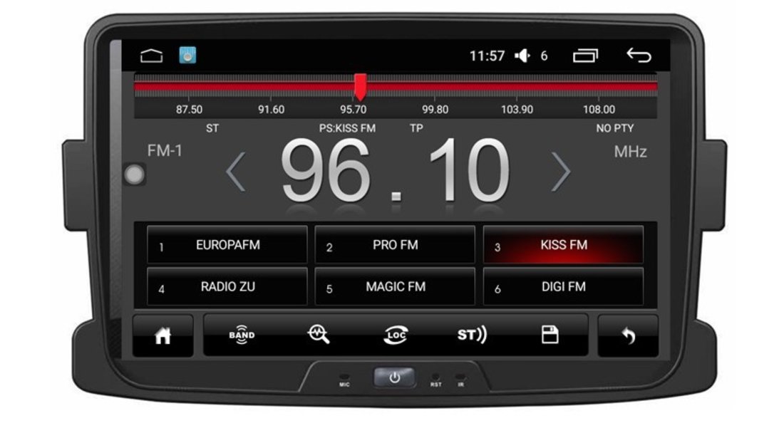 Carpad Ecran 8 inch Navigatie Android DACIA LOGAN DUSTER LODGY SANDERO NAVD-i157