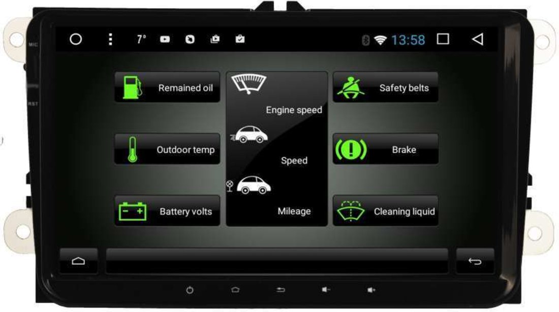 CARPAD ECRAN 9" Navigatie ANDROID SEAT LEON TOLEDO ALHAMBRA ALTEA GPS INTERNET NAVD-T9800