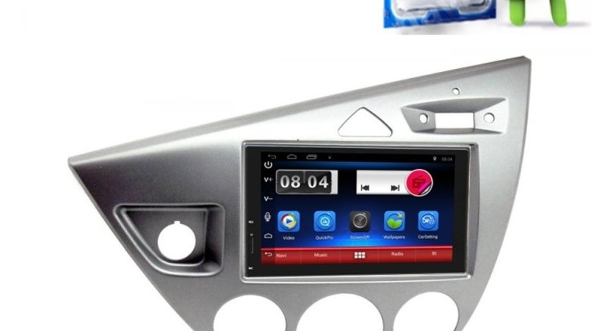 Carpad Navigatie Android Dedicata Ford Focus Mk1 Gps Carkit USB Waze NAVD-E902FF