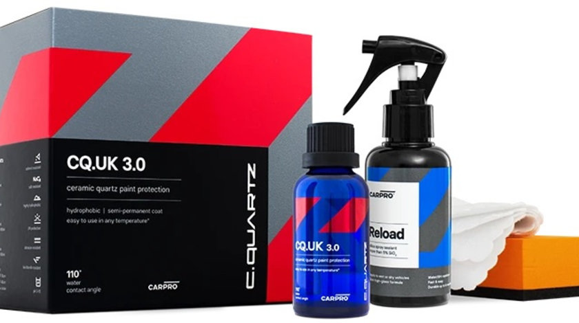 Carpro CQuartz UK Edition 3.0 Kit Protectie Ceramica 30ML + Reload CPUK3.0-30