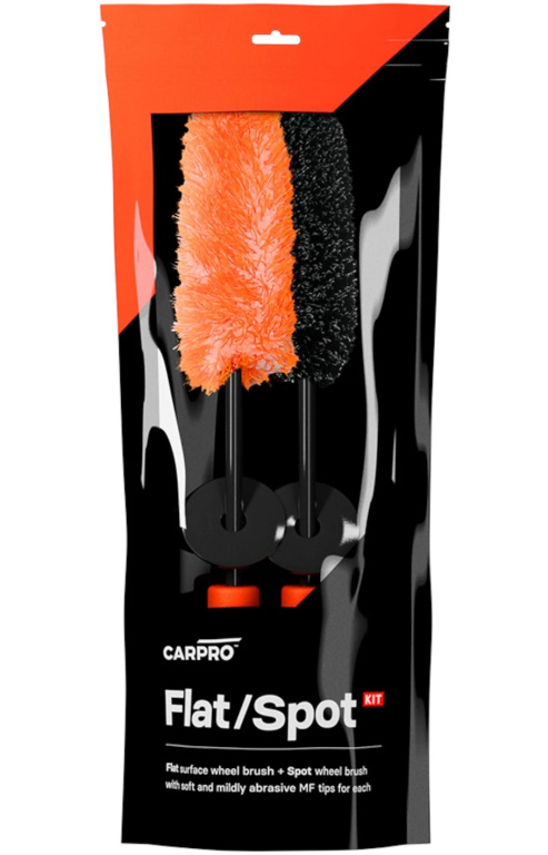 Carpro FlatSpot Wheel Brush Set 2 Buc Perii Intretinere Si Curatat Jante CP-FSWBS2