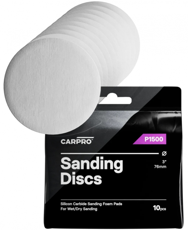 Carpro Sanding Disc Set 10 Buc Disc Slefuit Umed / Uscat 76mm P1500 CP-000665