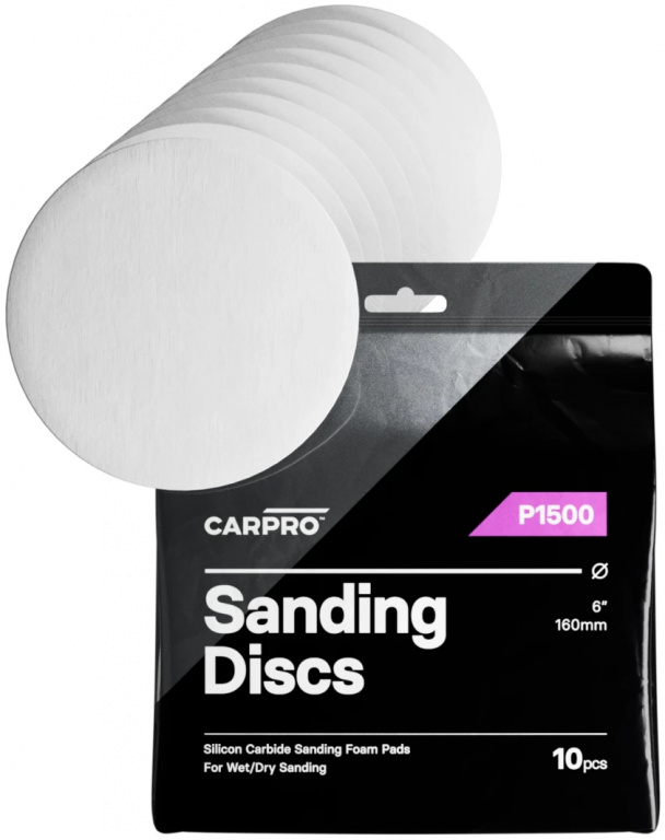 Carpro Sanding Disc Set 10 Buc Disc Slefuit Umed / Uscat 152mm P1500 CP-000671