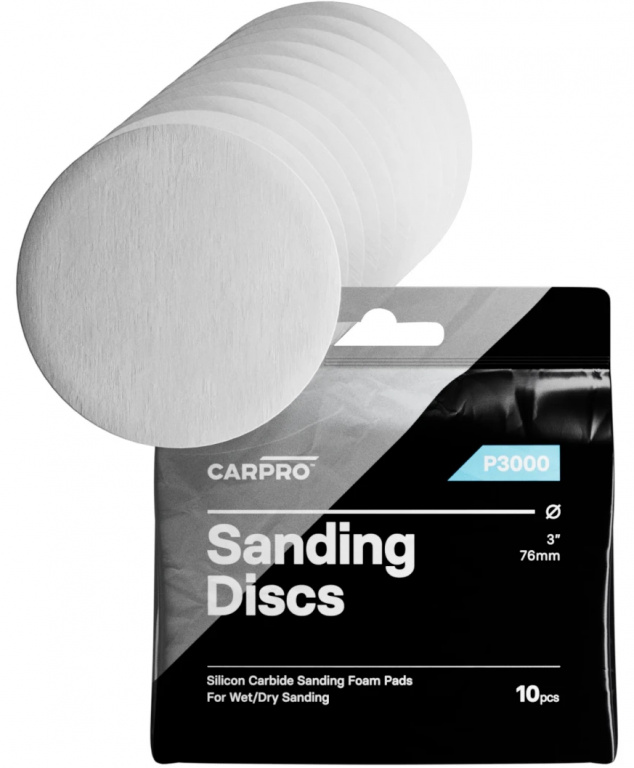 Carpro Sanding Disc Set 10 Buc Disc Slefuit Umed / Uscat 76mm P3000 CP-000667