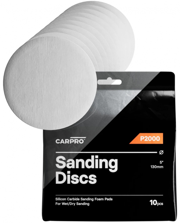 Carpro Sanding Disc Set 10 Buc Disc Slefuit Umed / Uscat 127mm P2000 CP-000669