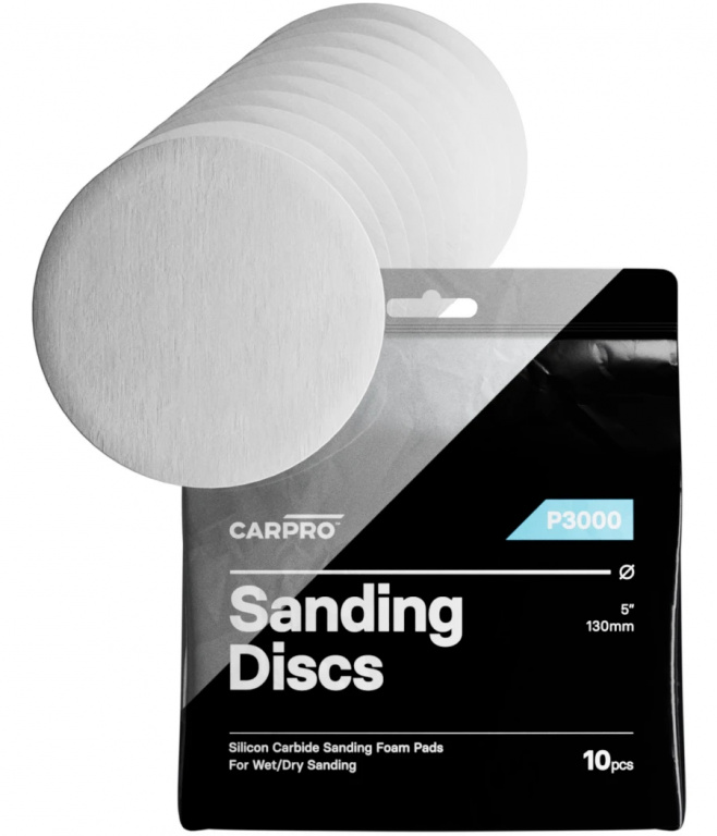 Carpro Sanding Disc Set 10 Buc Disc Slefuit Umed / Uscat 127mm P3000 CP-000670