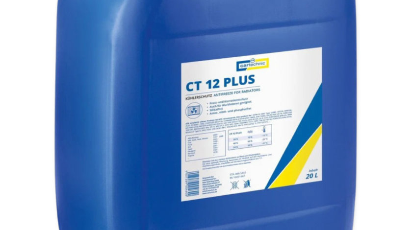 Cartechnic CT12 Plus Antigel Rosu Concentrat 20L CART999 CT12 PLUS 20L