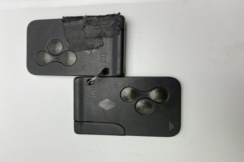 Cartela cheie cu telecomanda / x2 Renault Scenic 2 [2003 - 2006]