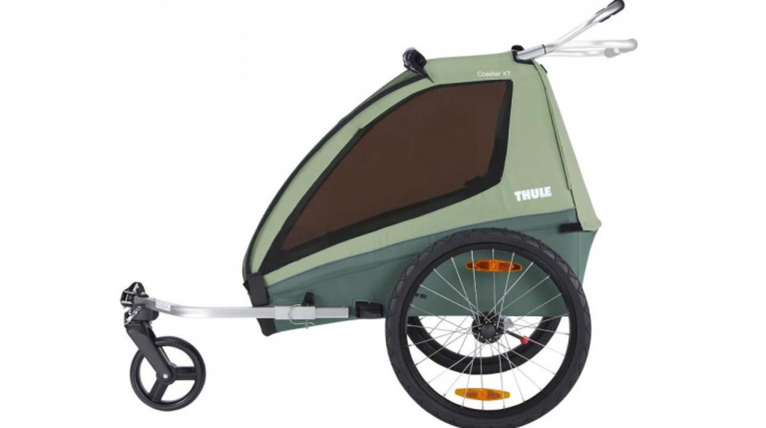 Carucior Chariot Thule Coaster XT Basil Green