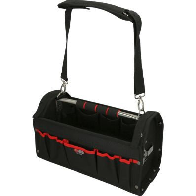 CARUCIOR DE ATELIER ECOLINE NEGRU/ROSU CU 7 SERTARE SI 215 UNELTE PREMIUM 897.7215 KS TOOLS