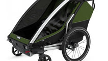 Carucior multisport, Thule Chariot Cab 2, Verde, p...