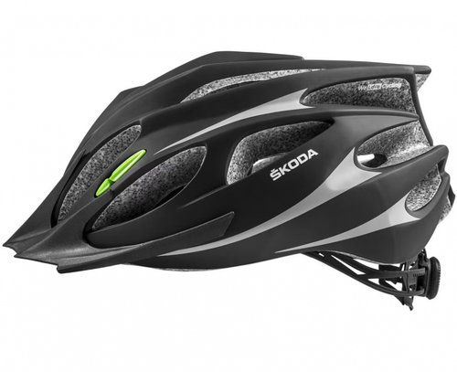 Casca De Protectie Pentru Bicicleta Oe Skoda Adulti Marime Reglabila L / XL Negru / Verde 000050320H
