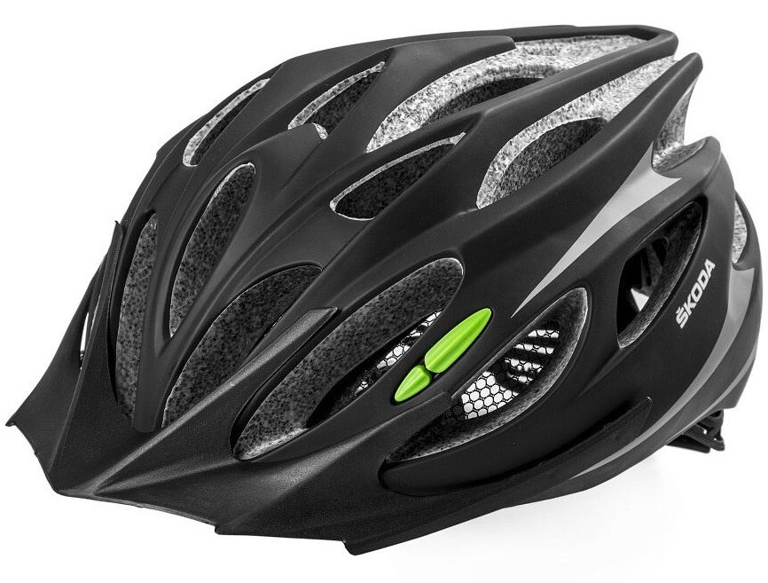 Casca De Protectie Pentru Bicicleta Oe Skoda Adulti Marime Reglabila L / XL Negru / Verde 000050320H