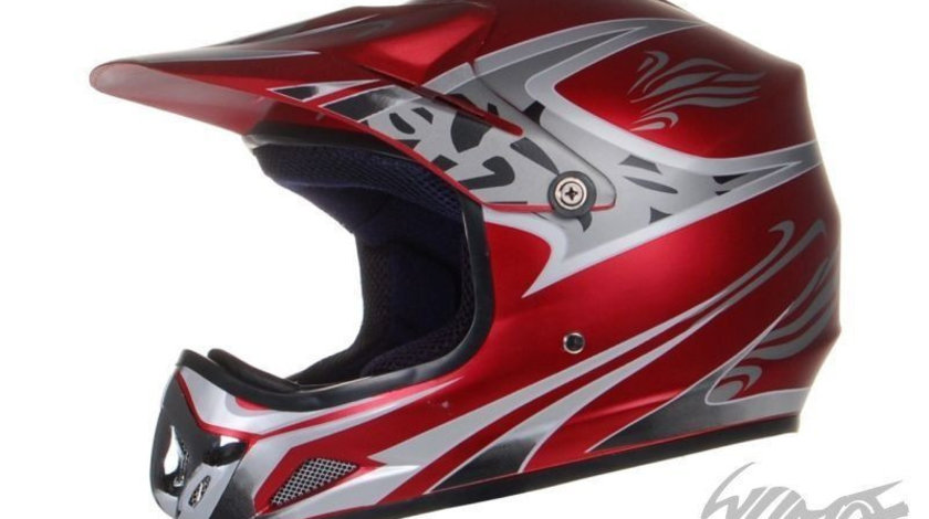 Casca mini Enduro / Cross Awina RedKid, marime 47-48cm