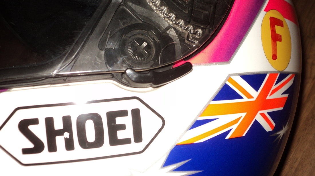 Casca moto de viteza shoei x-8 ,marimea M-L ,replica wayne gardner