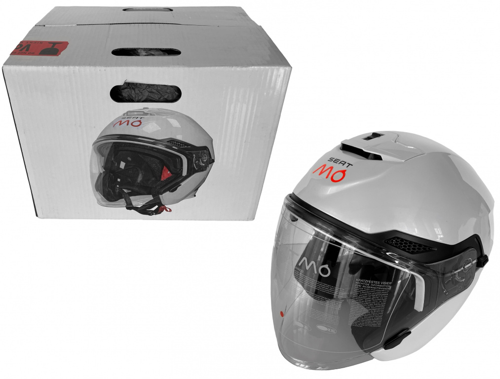 Casca Moto Deschisa Oe Seat Mo Alb 1L0050320G