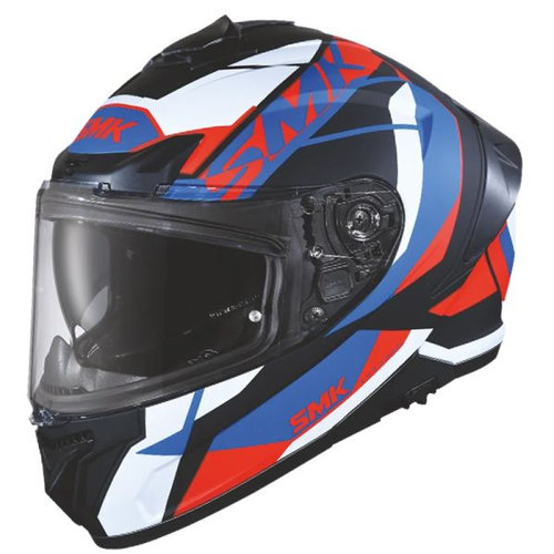 Casca Moto Full Face Smk Typhoon Style Negru / Rosu / Alb / Albastru Marimea L SMK0115/24/MA235/L