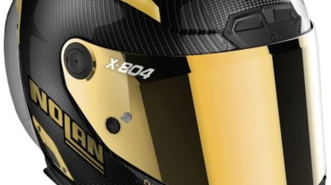 Casca Moto Integrala Full-Face Nolan X-804 RS U.C. Golden Edition 3 Negru / Gold / Carbon Marimea XXXL X84000570-003-XXXL