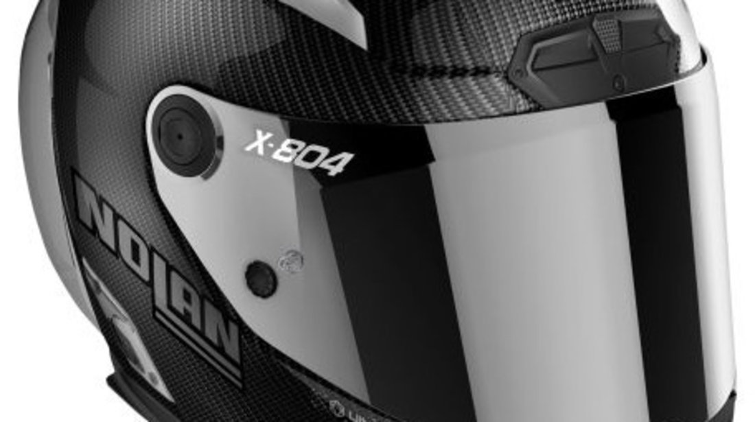 Casca Moto Integrala Full-Face Nolan X-804 RS U.C. Silver Edition 4 Negru / Argintiu / Carbon Marimea M X84000569-004-M