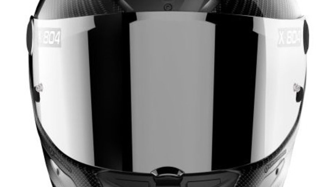 Casca Moto Integrala Full-Face Nolan X-804 RS U.C. Silver Edition 4 Negru / Argintiu / Carbon Marimea XXS X84000569-004-XXS