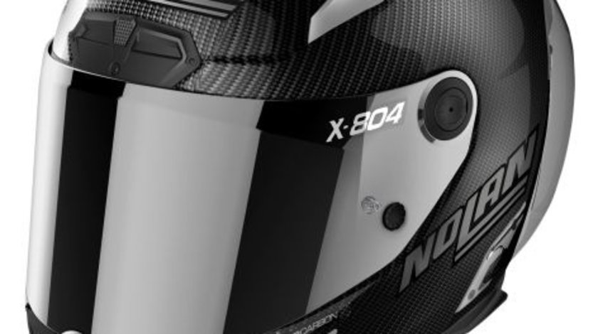 Casca Moto Integrala Full-Face Nolan X-804 RS U.C. Silver Edition 4 Negru / Argintiu / Carbon Marimea XS X84000569-004-XS