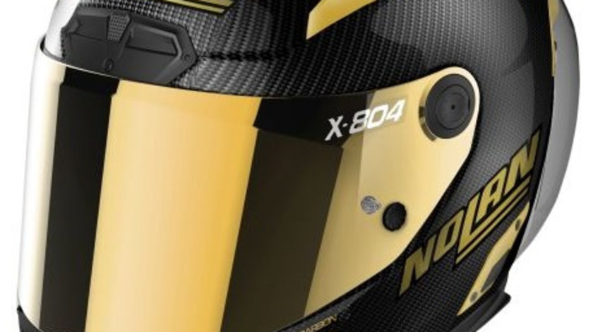 Casca Moto Integrala Full-Face Nolan X-804 RS U.C. Golden Edition 3 Negru / Gold / Carbon Marimea XXXL X84000570-003-XXXL