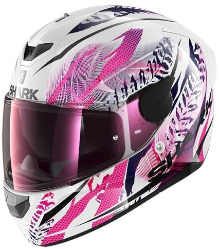 Casca Moto Shark D-Skwal 2 Shigan Alb / Roz Marimea XS HE4038E-WKV-XS