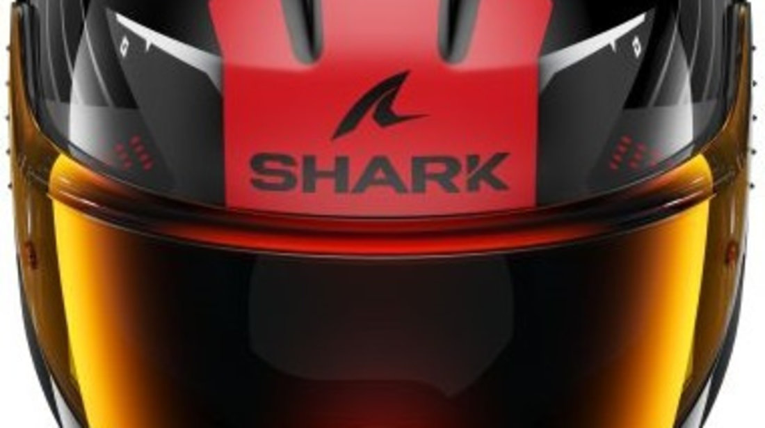 Casca Moto Shark Ridill 2 Bersek Negru / Alb / Rosu Marimea S HE1122E-KRA-S