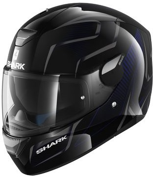 Casca Moto Shark Skwal Flynn Negru Gri Marimea XS HE5427E-KAB-XS