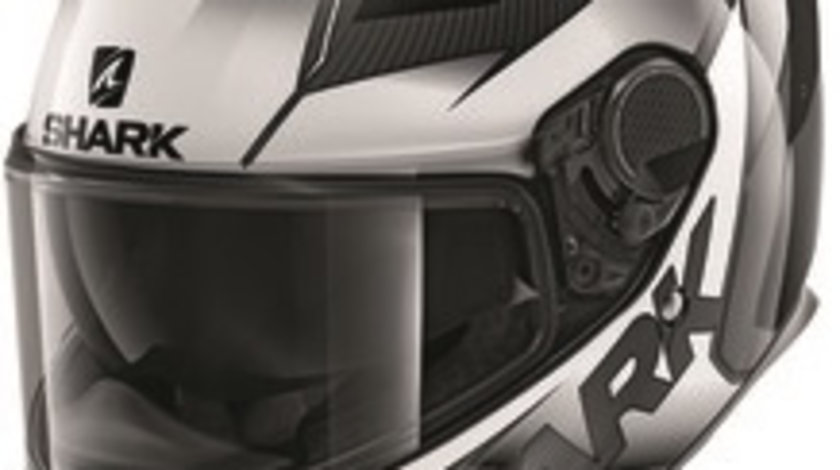 Casca Moto Shark Spartan GT Carbon Shestter Negru / Alb / Gri Marimea S HE7005E-DWW-S