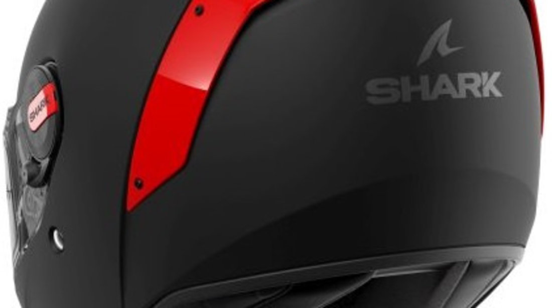 Casca Moto Shark Spartan RS Blank SP Negru / Rosu Marimea S HE8105E-KOK-S