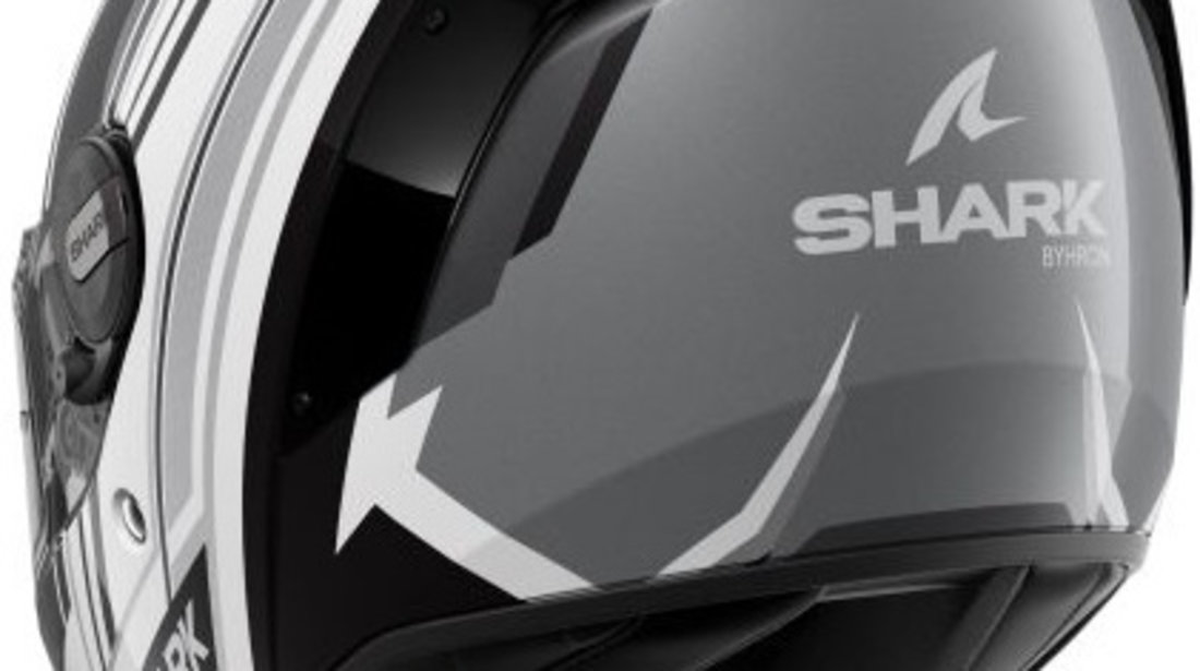 Casca Moto Shark Spartan RS Byhron Gri / Alb Marimea M HE8110E-WKU-M