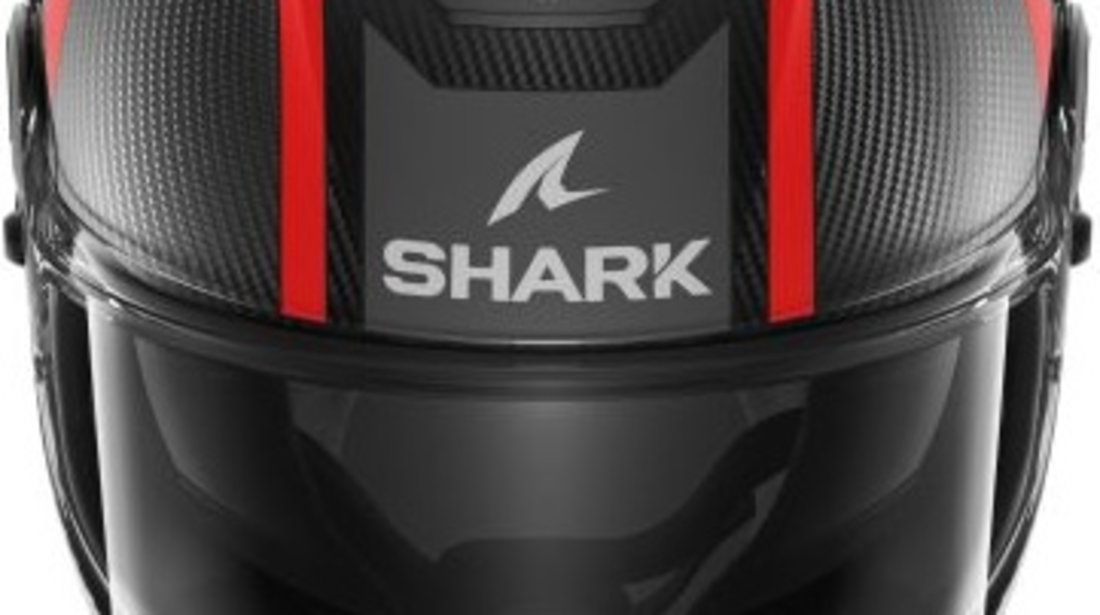 Casca Moto Shark Sparton RS Carbon Shawn Mat Negru / Rosu / Carbon Marimea L HE8156E-DAR-L