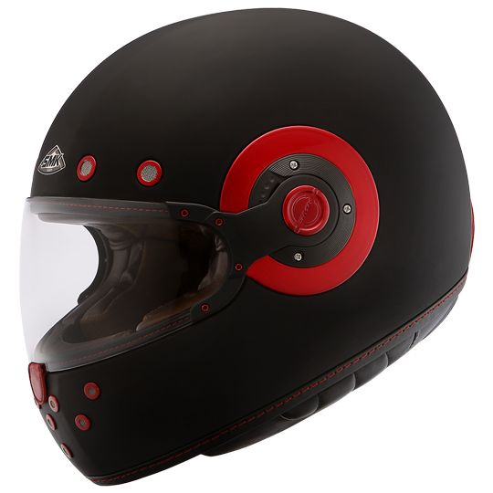 Casca Moto Smk Retro Matt Black GL230 Marimea XL SMK0112/18/MA230/XL