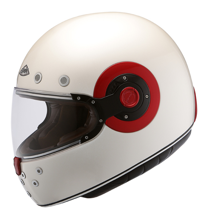 Casca Moto Smk Retro White Gl130 Marimea XL SMK0112/18/GL130/XL