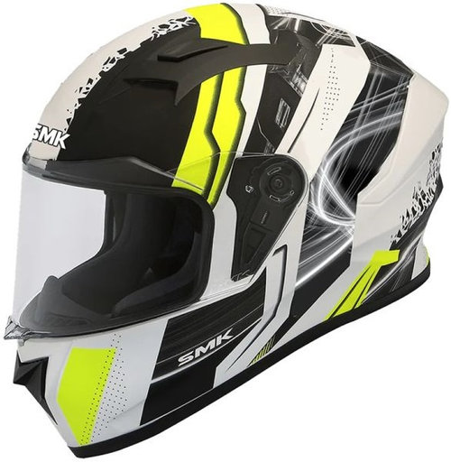 Casca Moto Smk Stellar Swank Negru / Galben Marimea S SMK0110/24/MA124/S