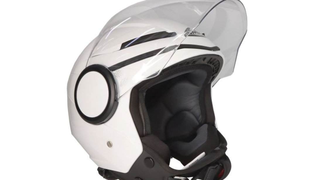 Casca Moto Smk Streem White Gl100 Marimea Xs SMK0111/18/GL100/XS